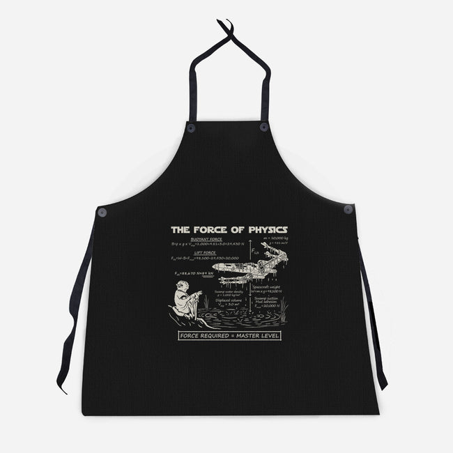 The Force Of Physics-Unisex-Kitchen-Apron-NMdesign