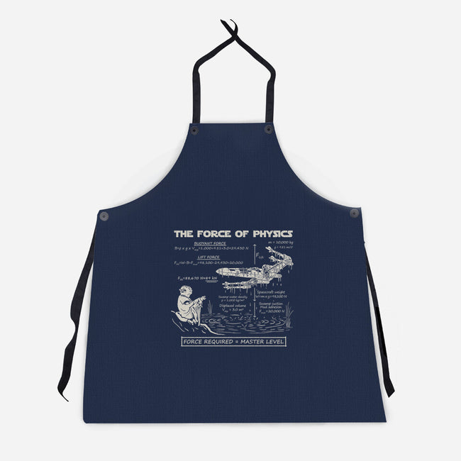The Force Of Physics-Unisex-Kitchen-Apron-NMdesign