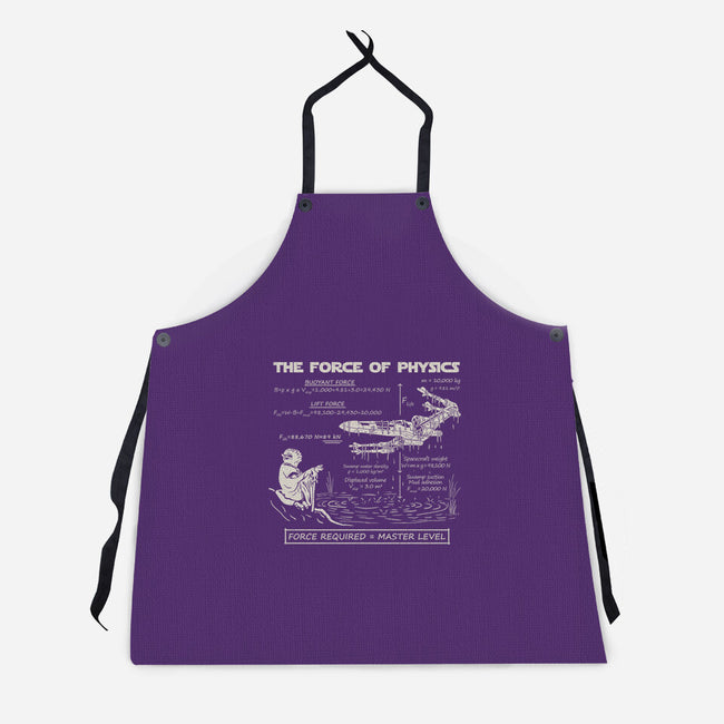The Force Of Physics-Unisex-Kitchen-Apron-NMdesign