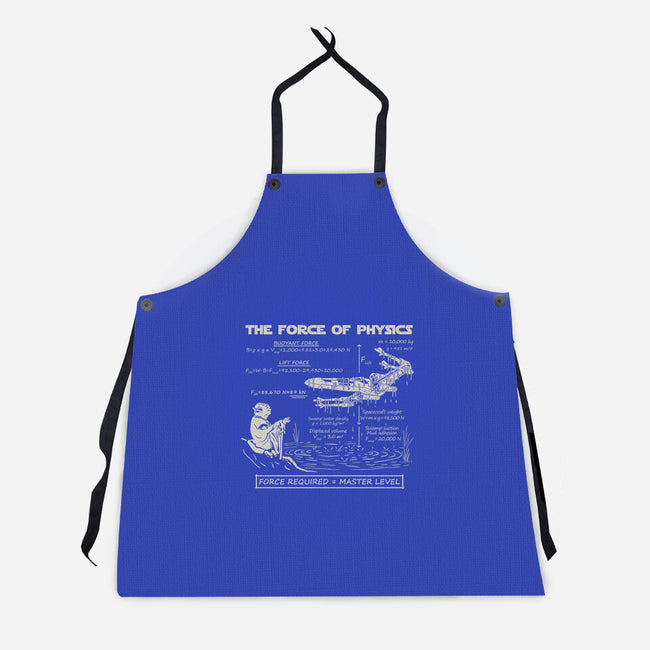 The Force Of Physics-Unisex-Kitchen-Apron-NMdesign