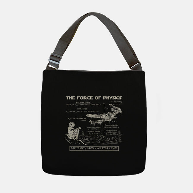 The Force Of Physics-None-Adjustable Tote-Bag-NMdesign