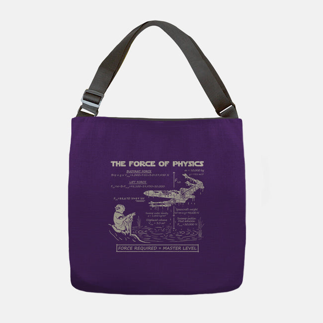 The Force Of Physics-None-Adjustable Tote-Bag-NMdesign
