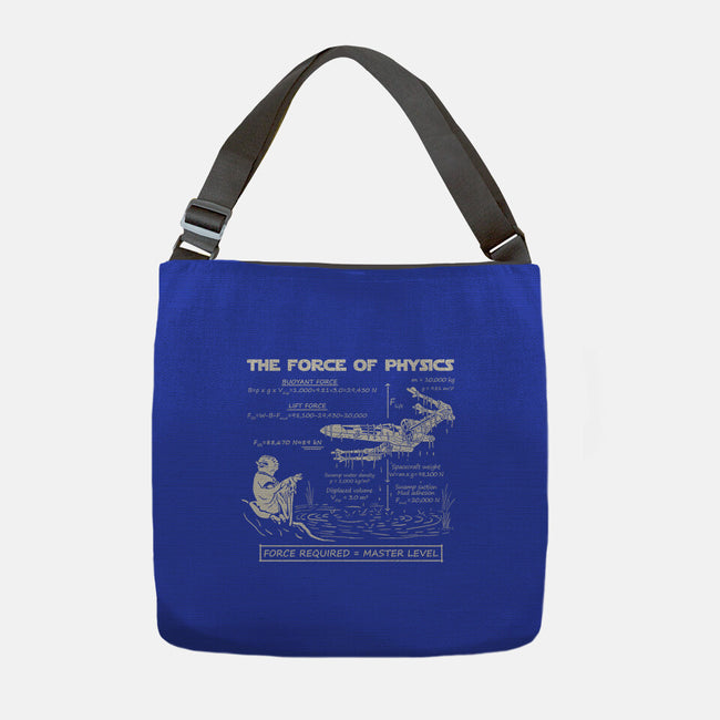 The Force Of Physics-None-Adjustable Tote-Bag-NMdesign