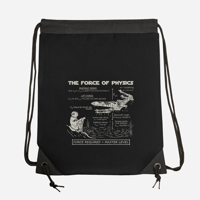 The Force Of Physics-None-Drawstring-Bag-NMdesign