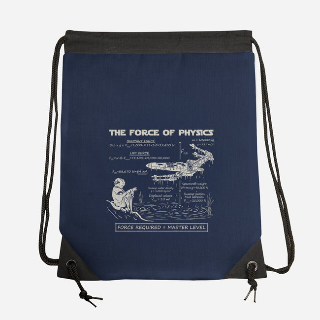 The Force Of Physics-None-Drawstring-Bag-NMdesign