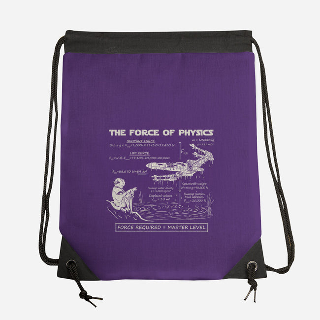 The Force Of Physics-None-Drawstring-Bag-NMdesign