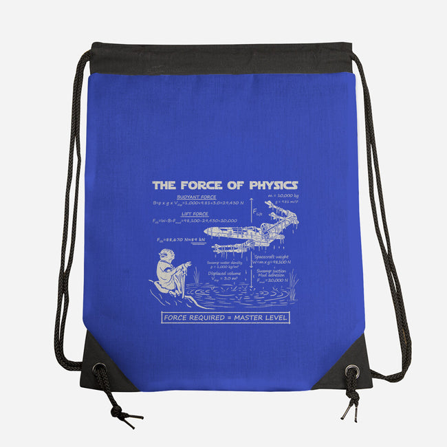 The Force Of Physics-None-Drawstring-Bag-NMdesign