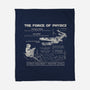 The Force Of Physics-None-Fleece-Blanket-NMdesign