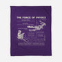 The Force Of Physics-None-Fleece-Blanket-NMdesign