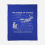 The Force Of Physics-None-Fleece-Blanket-NMdesign