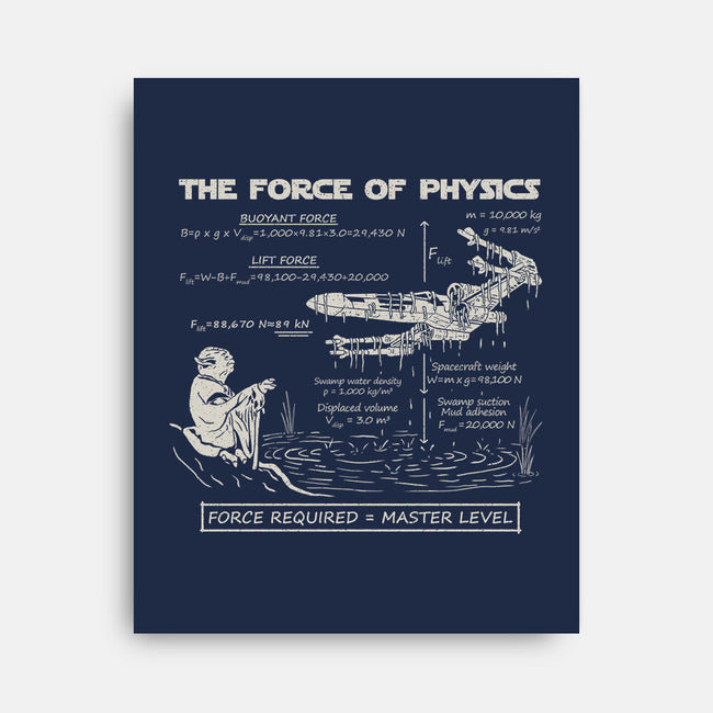 The Force Of Physics-None-Stretched-Canvas-NMdesign