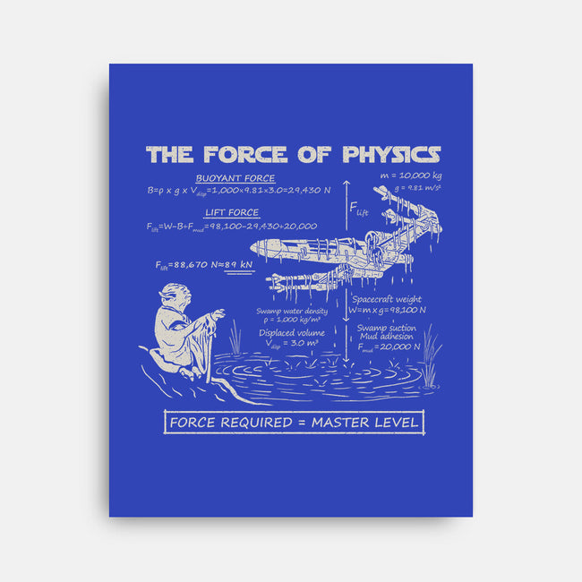 The Force Of Physics-None-Stretched-Canvas-NMdesign