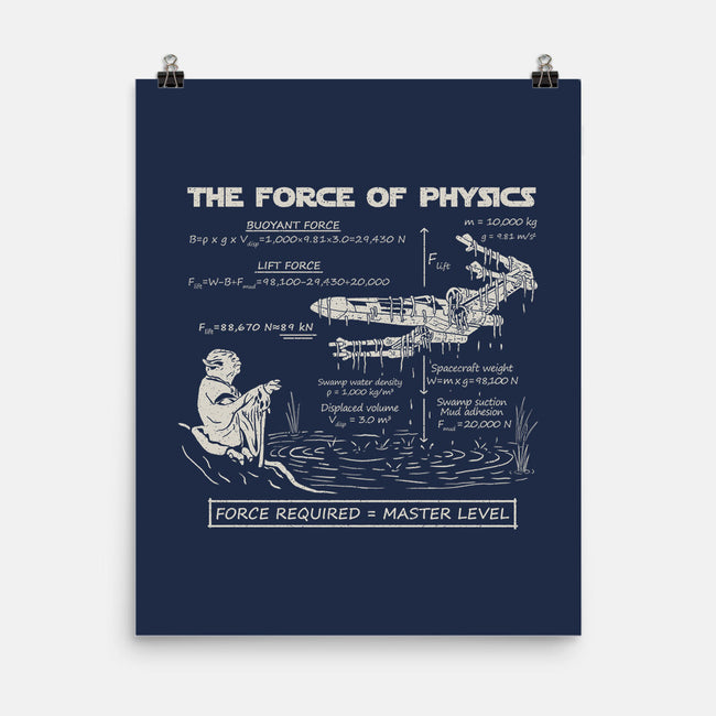 The Force Of Physics-None-Matte-Poster-NMdesign