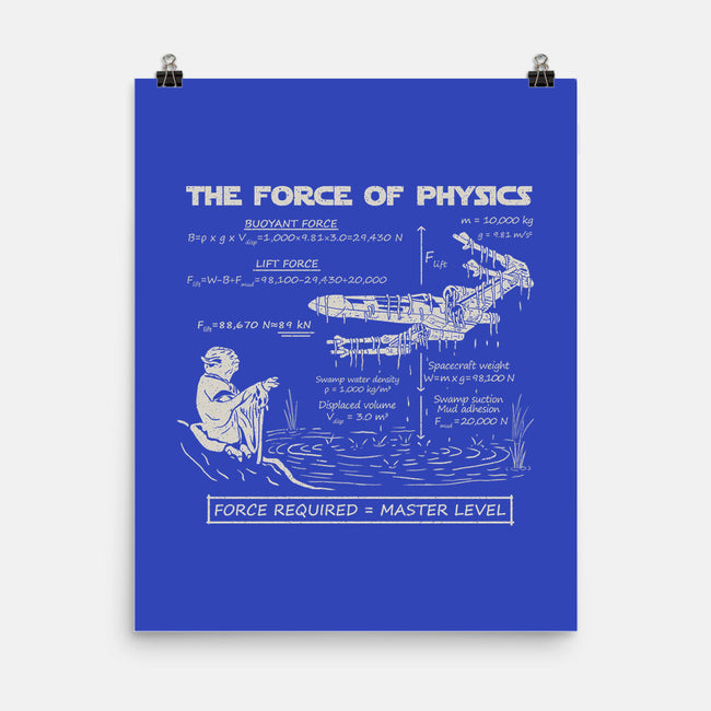 The Force Of Physics-None-Matte-Poster-NMdesign