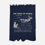 The Force Of Physics-None-Polyester-Shower Curtain-NMdesign