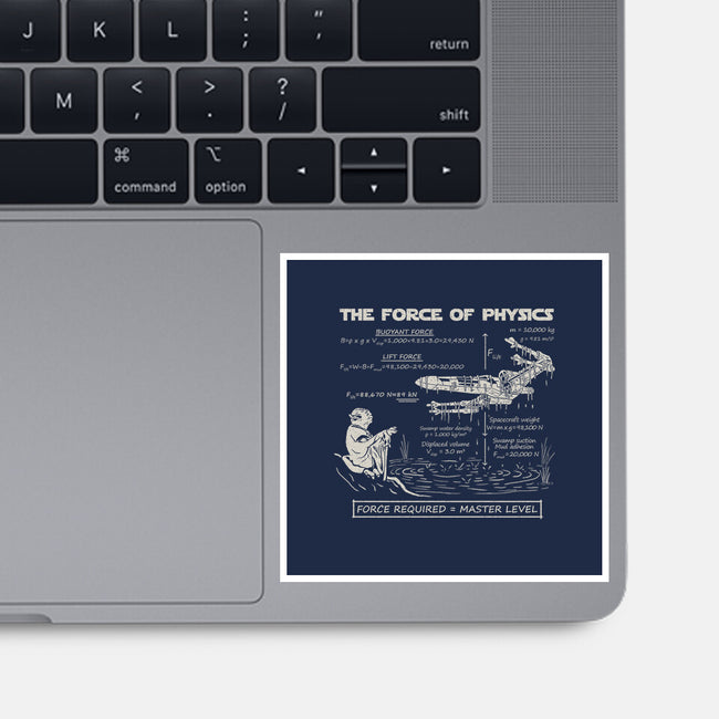The Force Of Physics-None-Glossy-Sticker-NMdesign