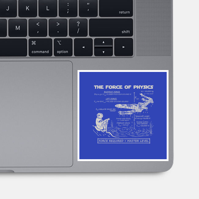 The Force Of Physics-None-Glossy-Sticker-NMdesign