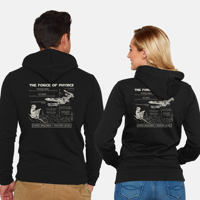 The Force Of Physics-Unisex-Zip-Up-Sweatshirt-NMdesign