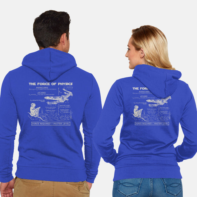 The Force Of Physics-Unisex-Zip-Up-Sweatshirt-NMdesign