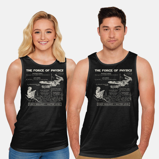 The Force Of Physics-Unisex-Basic-Tank-NMdesign