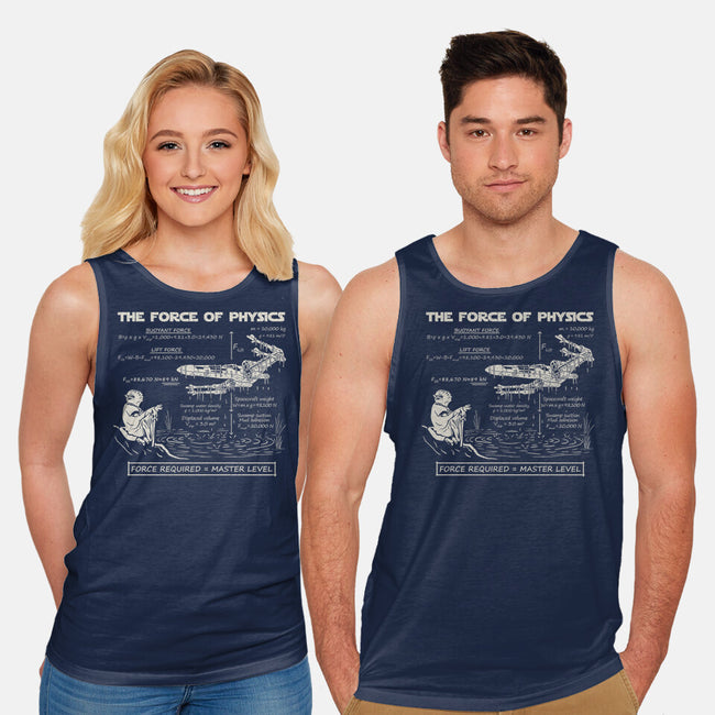 The Force Of Physics-Unisex-Basic-Tank-NMdesign