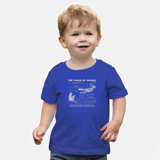 The Force Of Physics-Baby-Basic-Tee-NMdesign