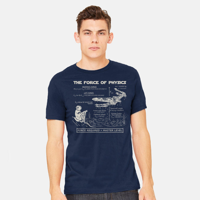 The Force Of Physics-Mens-Heavyweight-Tee-NMdesign