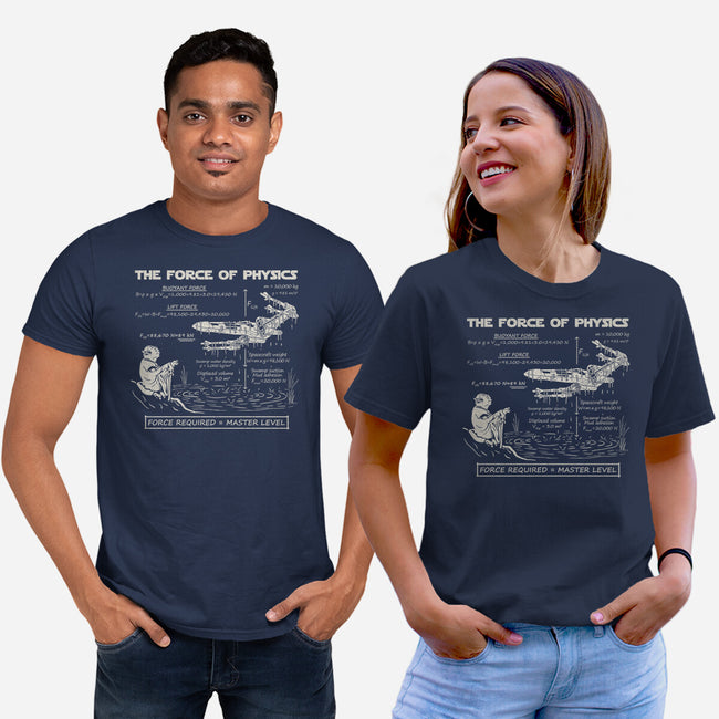 The Force Of Physics-Unisex-Basic-Tee-NMdesign