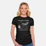 The Force Of Physics-Womens-Fitted-Tee-NMdesign