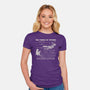 The Force Of Physics-Womens-Fitted-Tee-NMdesign