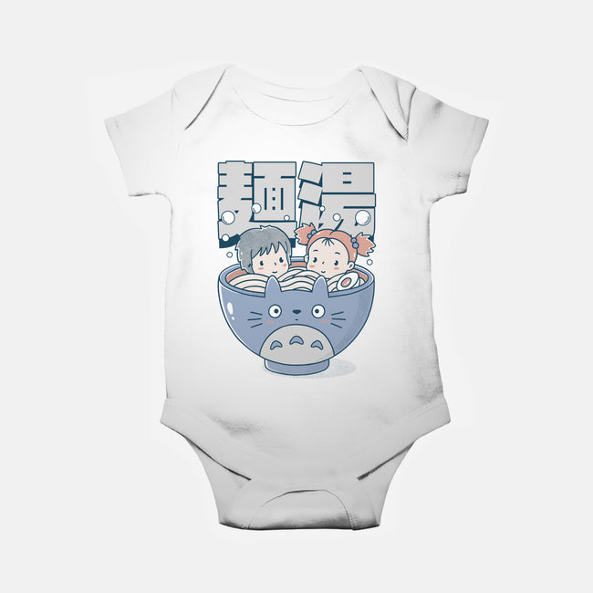 Noodle Bath-Baby-Basic-Onesie-GODZILLARGE