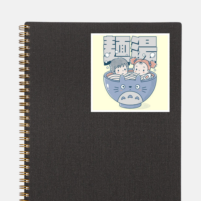 Noodle Bath-None-Glossy-Sticker-GODZILLARGE