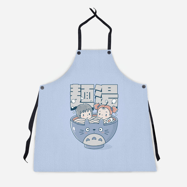 Noodle Bath-Unisex-Kitchen-Apron-GODZILLARGE
