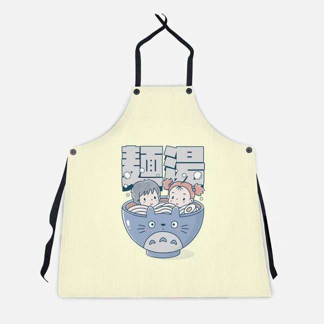 Noodle Bath-Unisex-Kitchen-Apron-GODZILLARGE