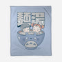 Noodle Bath-None-Fleece-Blanket-GODZILLARGE