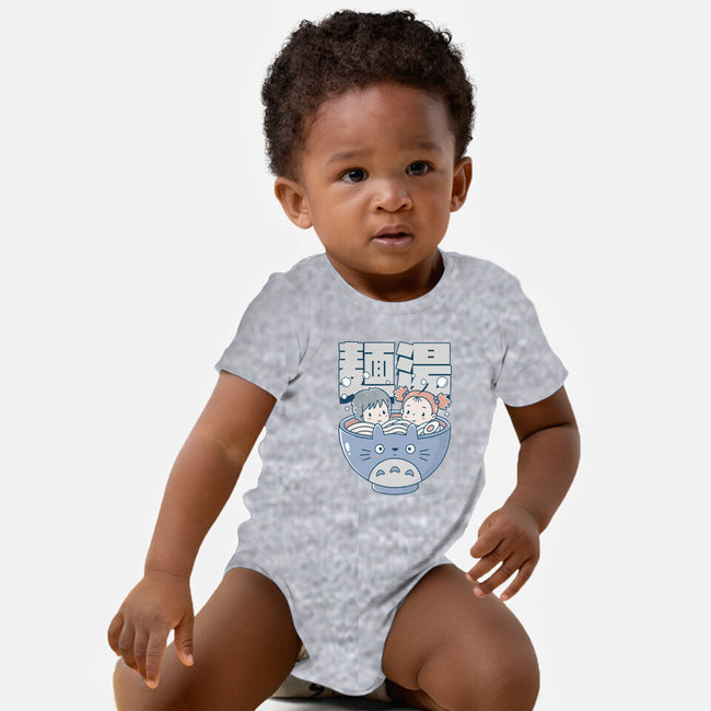 Noodle Bath-Baby-Basic-Onesie-GODZILLARGE