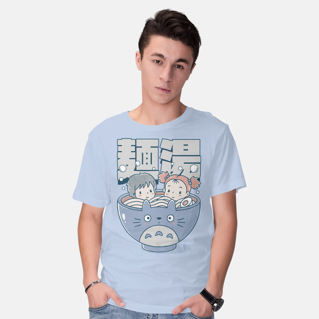 Noodle Bath-Mens-Basic-Tee-GODZILLARGE
