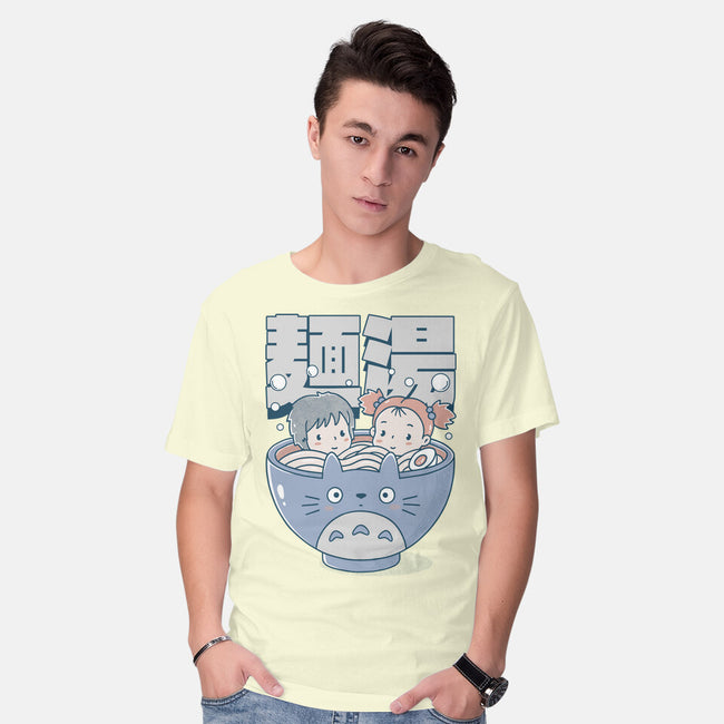 Noodle Bath-Mens-Basic-Tee-GODZILLARGE