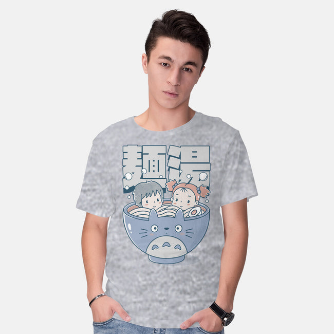 Noodle Bath-Mens-Basic-Tee-GODZILLARGE