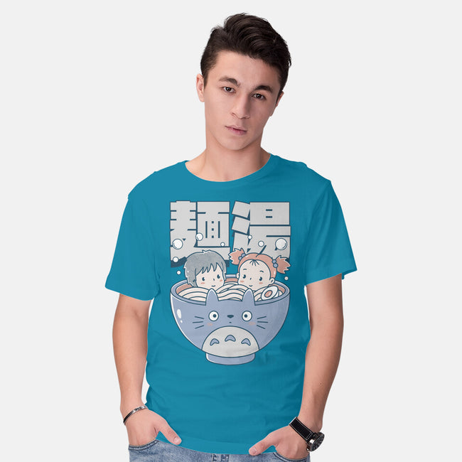 Noodle Bath-Mens-Basic-Tee-GODZILLARGE