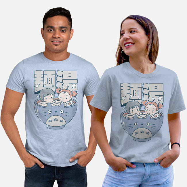 Noodle Bath-Unisex-Basic-Tee-GODZILLARGE
