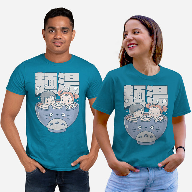 Noodle Bath-Unisex-Basic-Tee-GODZILLARGE