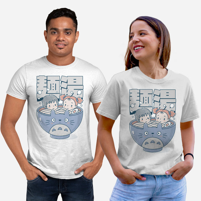 Noodle Bath-Unisex-Basic-Tee-GODZILLARGE
