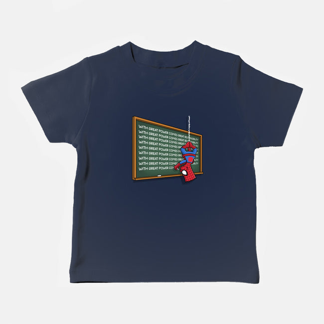 Spider Detention-Baby-Basic-Tee-Barbadifuoco