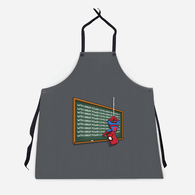 Spider Detention-Unisex-Kitchen-Apron-Barbadifuoco