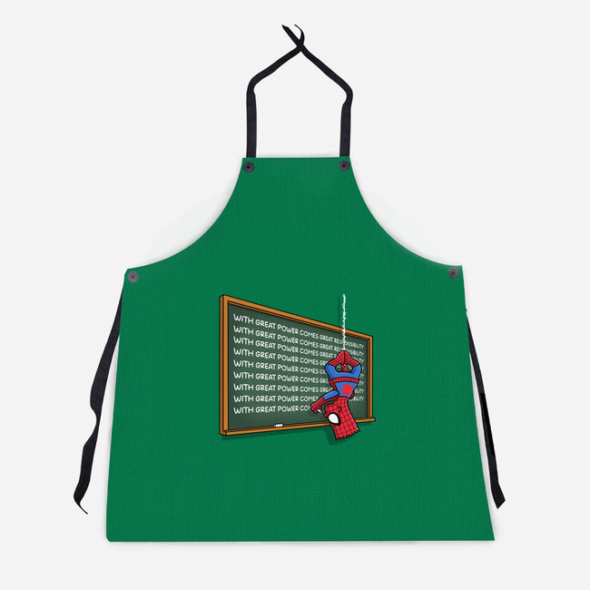 Spider Detention-Unisex-Kitchen-Apron-Barbadifuoco