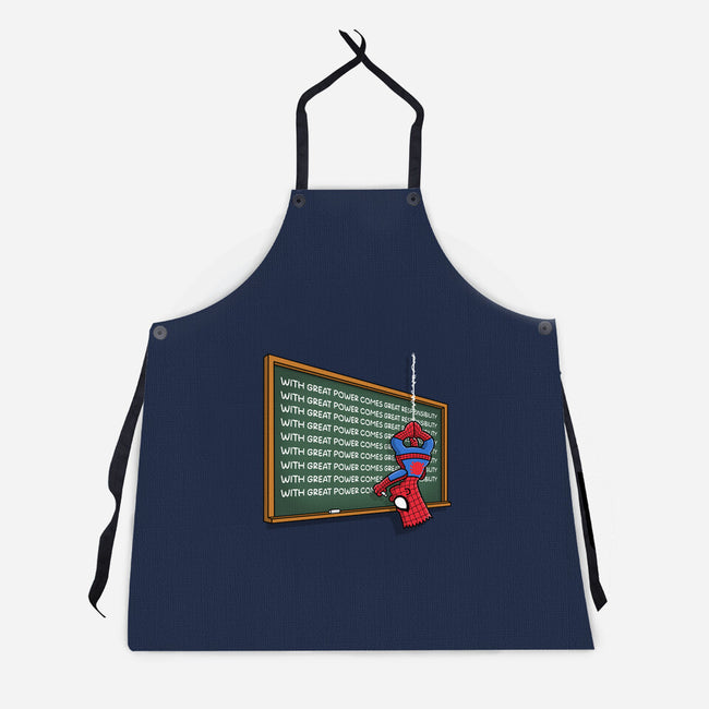 Spider Detention-Unisex-Kitchen-Apron-Barbadifuoco