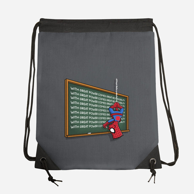 Spider Detention-None-Drawstring-Bag-Barbadifuoco