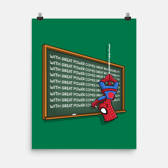 Spider Detention-None-Matte-Poster-Barbadifuoco