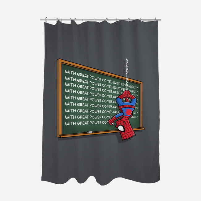 Spider Detention-None-Polyester-Shower Curtain-Barbadifuoco